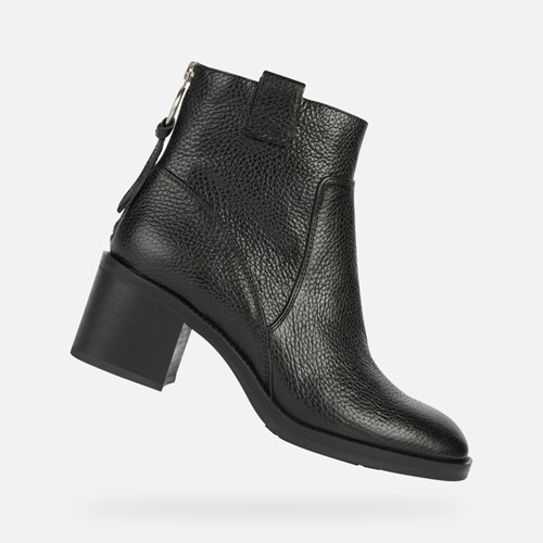 Clenkove Cizmy Geox Giulila Damske Čierne | 92456-AJZT