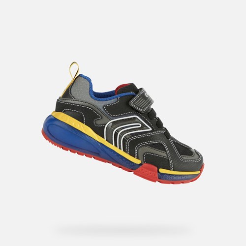 Light-up Shoes Geox Bayonyc Chlapcenske Čierne Viacfarebný | 13507-DOVA
