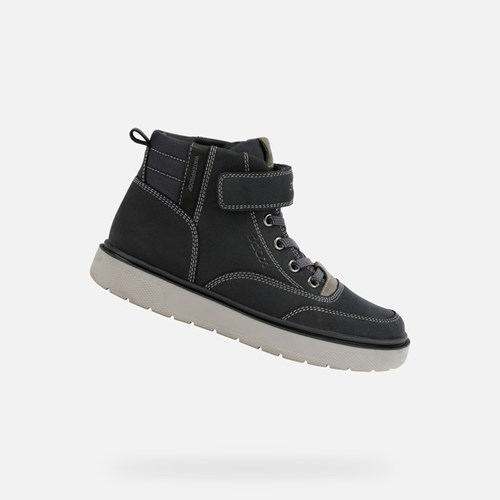 Mid-calf Boots Geox Riddock Chlapcenske Námornícka Modrá Čierne | 21576-FCNI