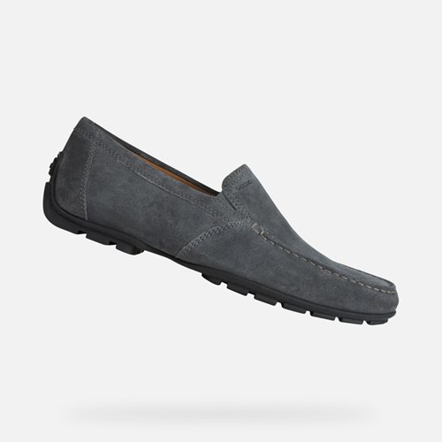 Mokasiny Geox Moner Panske Anthracite | 51042-BJEM