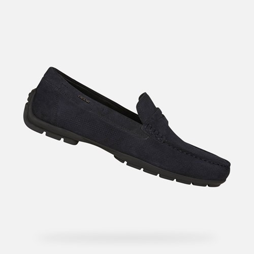 Mokasiny Geox Moner W 2fit Panske Námornícka Modrá | 76905-AXEY