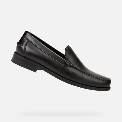 Mokasiny Geox New Damon Panske Čierne | 62403-ZVCD