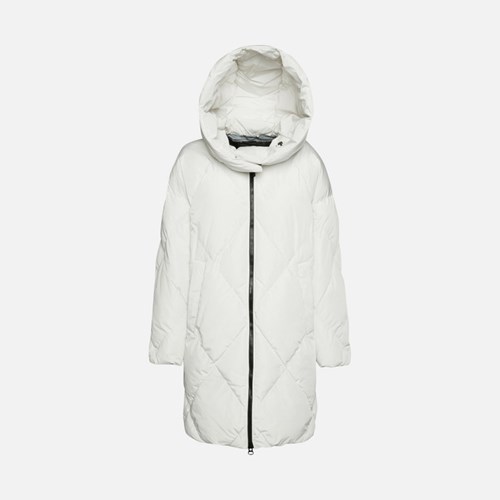 Páperové Bundy Geox Hoara Damske Biele | 68027-BYZN