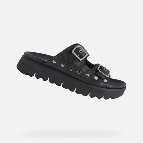 Sandále Geox Xand 2.1s Damske Čierne | 24168-BIAQ