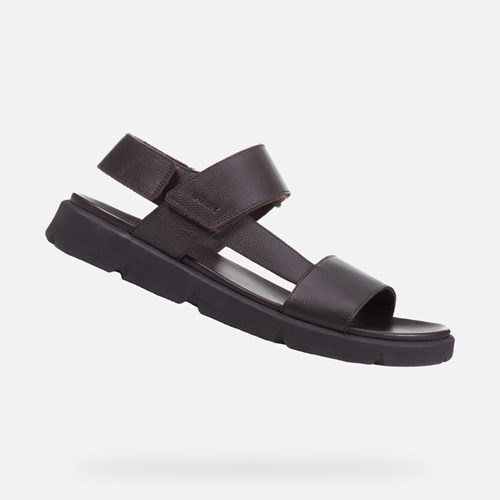 Sandále Geox Xand 2s Panske Hnede | 86473-PSFG