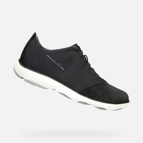 Slip On Geox Nebula Panske Čierne | 48072-SYIU