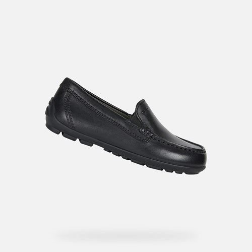 Slip On Geox New Fast Chlapcenske Čierne | 95237-PZOX