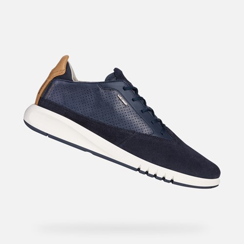 Tenisky Geox Aerantis Panske Námornícka Modrá | 47310-MOVU