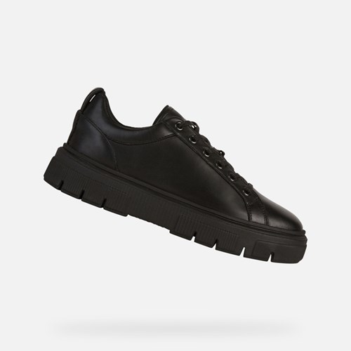 Tenisky Geox Isotte Damske Čierne | 78961-VSJA