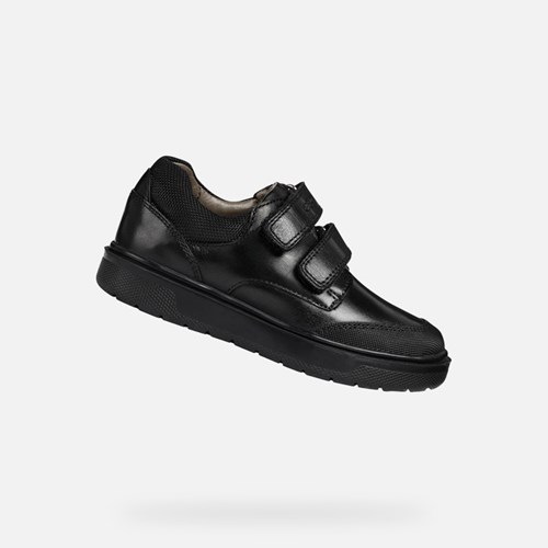 Tenisky Geox Riddock Chlapcenske Čierne | 41867-WKLJ