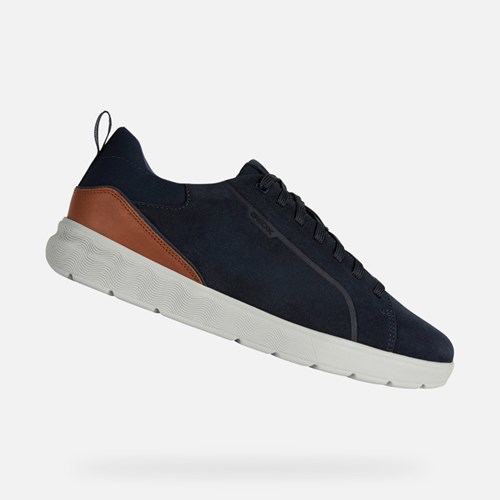 Tenisky Geox Spherica Ec4 Panske Námornícka Modrá | 15274-HNMC