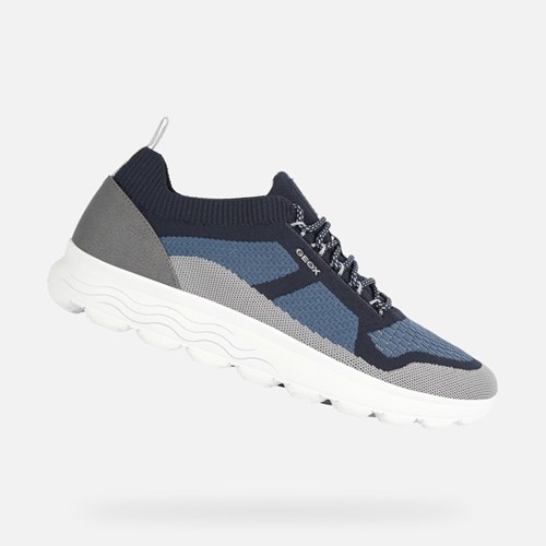 Tenisky Geox Spherica Panske Námornícka Modrá Siva | 28639-RCJZ