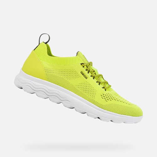 Tenisky Geox Spherica Panske Zelene Čierne | 86179-GJHW