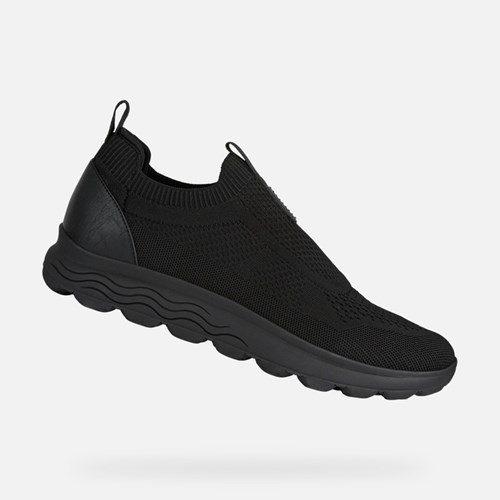 Tenisky Geox Spherica Panske Čierne | 39107-YKVE