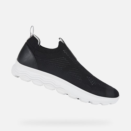 Tenisky Geox Spherica Panske Čierne | 98614-FDNS