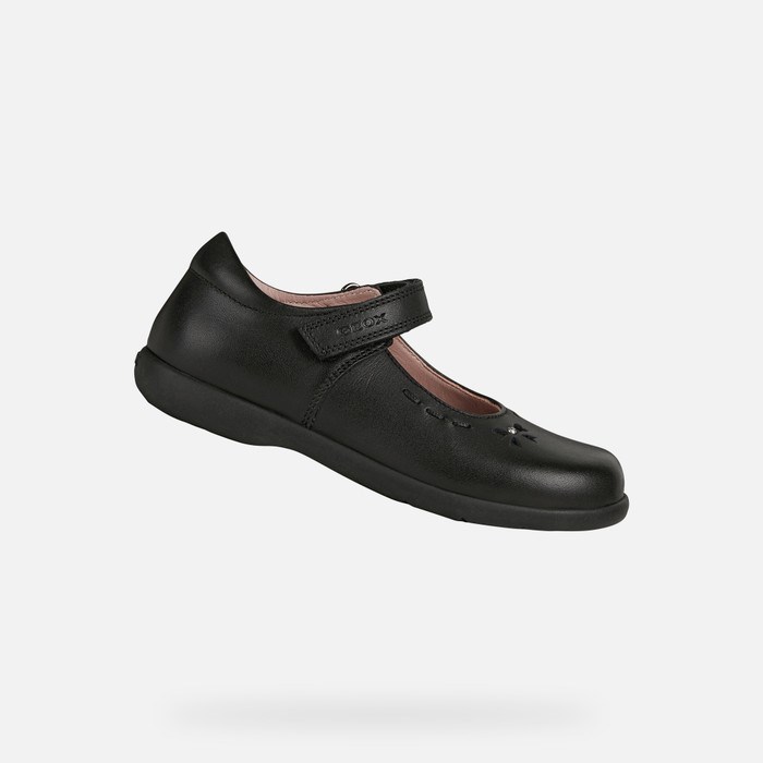Balerinky Geox Naimara Dievcenske Čierne | 87910-NKLG