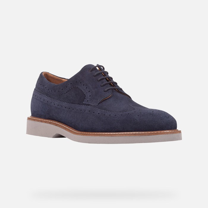 Casual Obuv Geox Gubbio Panske Námornícka Modrá | 98541-PVNC