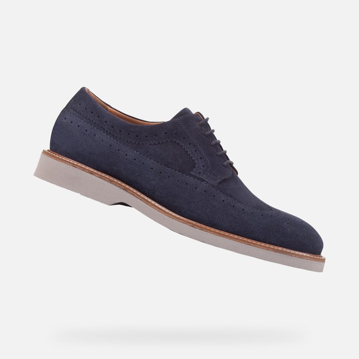 Casual Obuv Geox Gubbio Panske Námornícka Modrá | 98541-PVNC