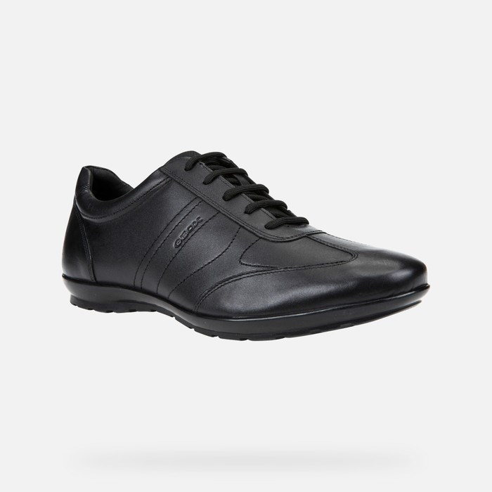 Casual Obuv Geox Symbol Panske Čierne | 09235-NOLS