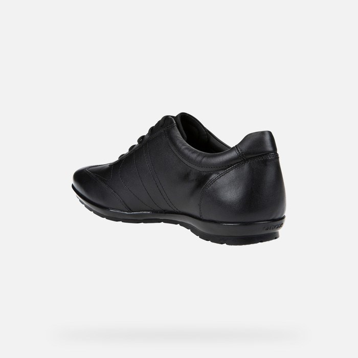 Casual Obuv Geox Symbol Panske Čierne | 09235-NOLS