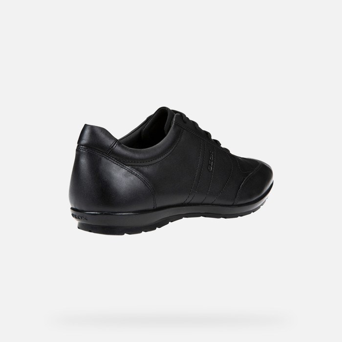 Casual Obuv Geox Symbol Panske Čierne | 09235-NOLS