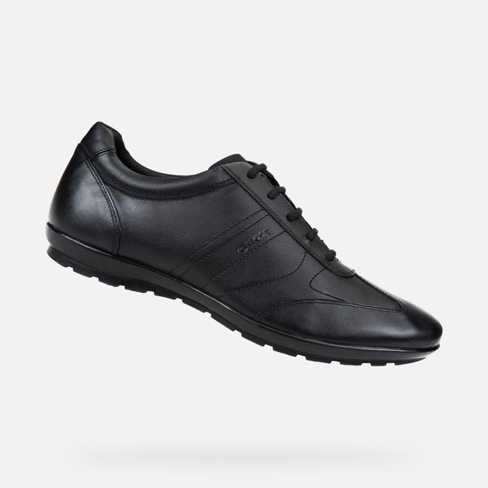 Casual Obuv Geox Symbol Panske Čierne | 09235-NOLS