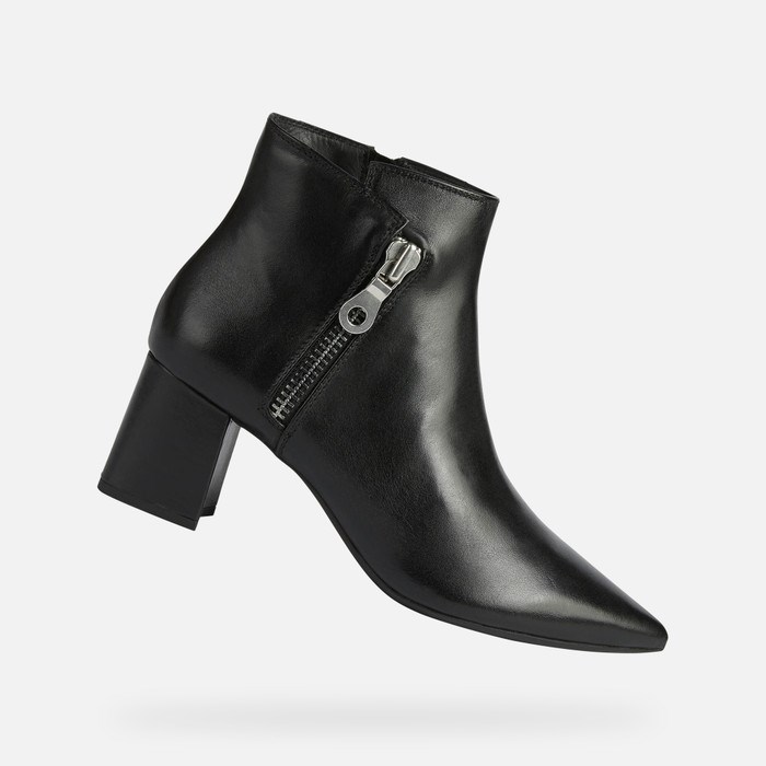 Clenkove Cizmy Geox Bigliana Damske Čierne | 65173-XDMJ