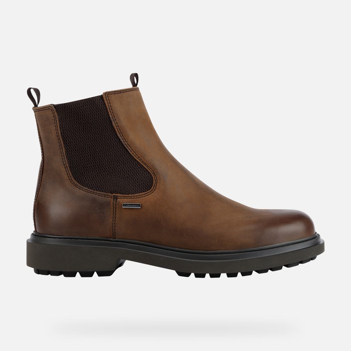 Clenkove Cizmy Geox Faloria Abx Panske Káva | 82469-YAZP