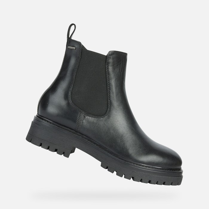 Clenkove Cizmy Geox Iridea Abx Damske Čierne | 87903-ZLCJ