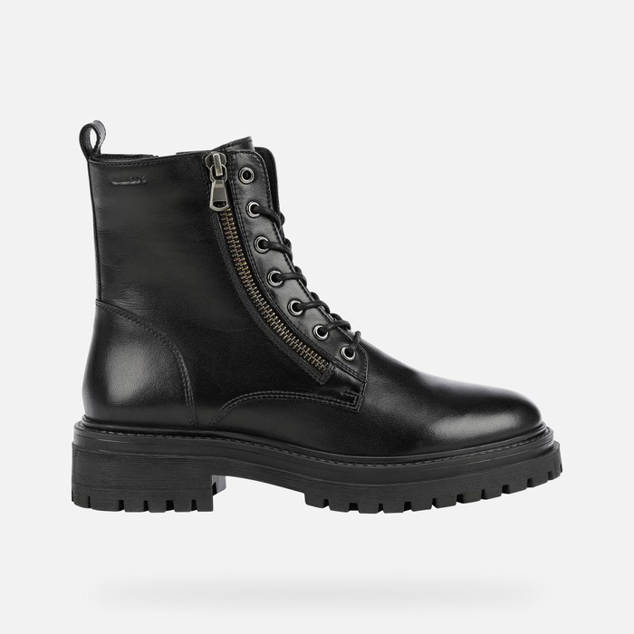 Clenkove Cizmy Geox Iridea Damske Čierne | 35619-QTDS