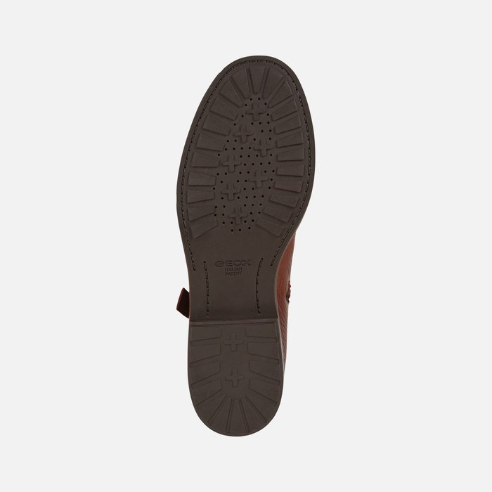 Clenkove Cizmy Geox Larysse Damske Hnede | 47589-SJYE