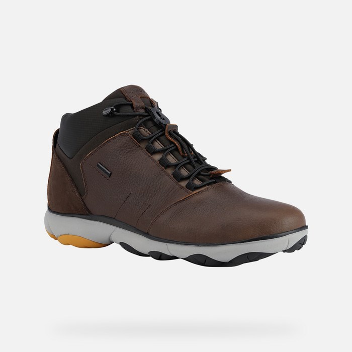 Clenkove Cizmy Geox Nebula 4 X 4 Abx Panske Káva | 83504-CKWY