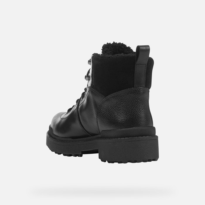 Clenkove Cizmy Geox Nevegal Abx Damske Čierne | 85394-IEQT