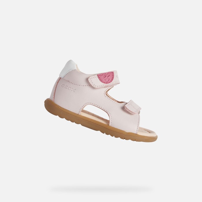 First Steps Geox Sandal Macchia Pre Babatka Svetlo Ruzove | 83241-VFCI