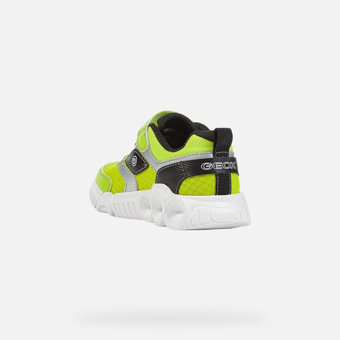 Light-up Shoes Geox Wroom Chlapcenske Čierne | 24013-VIFU