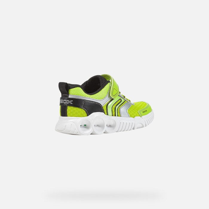 Light-up Shoes Geox Wroom Chlapcenske Čierne | 24013-VIFU