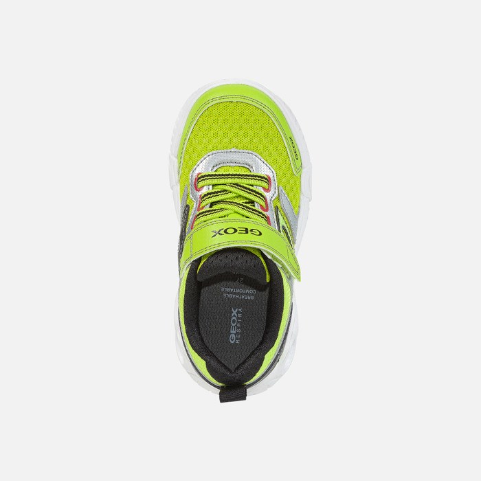 Light-up Shoes Geox Wroom Chlapcenske Čierne | 24013-VIFU