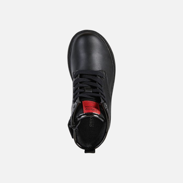 Mid-calf Boots Geox Casey Dievcenske Čierne | 62370-HBCA