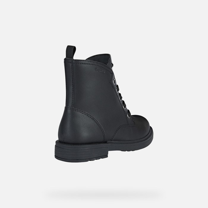 Mid-calf Boots Geox Eclair Dievcenske Čierne | 41805-PJUL
