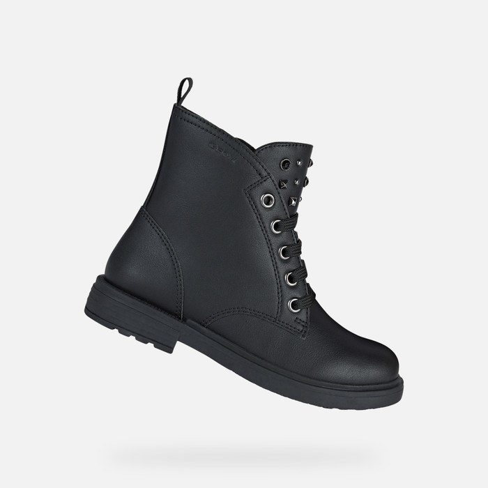 Mid-calf Boots Geox Eclair Dievcenske Čierne | 41805-PJUL