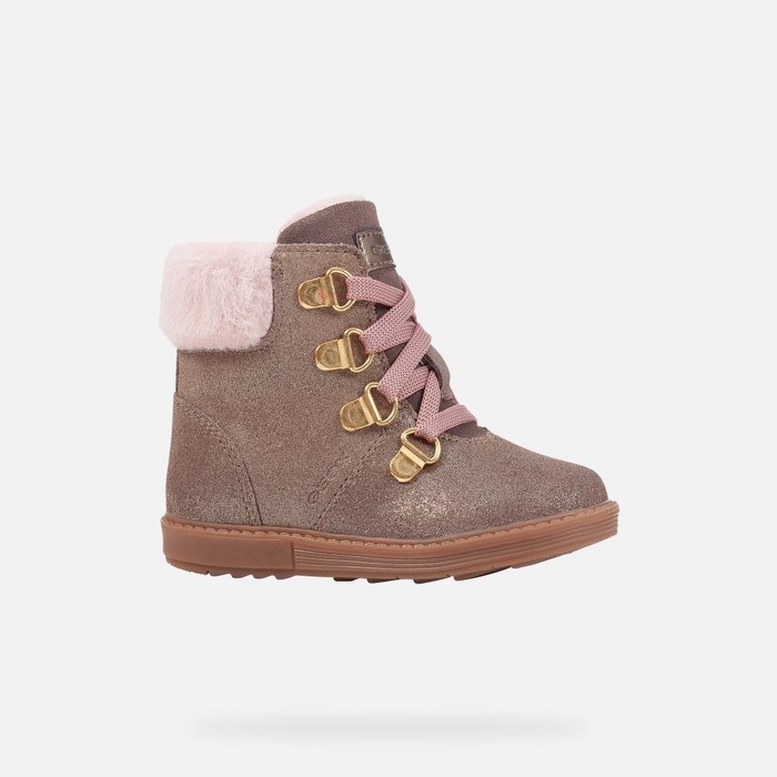 Mid-calf Boots Geox Hynde Pre Babatka Siva | 62150-VCOR