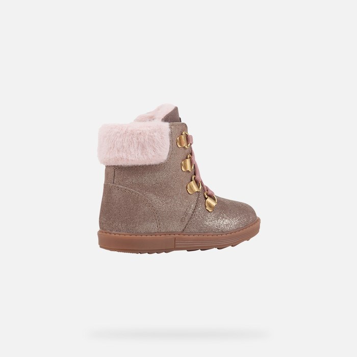 Mid-calf Boots Geox Hynde Pre Babatka Siva | 62150-VCOR