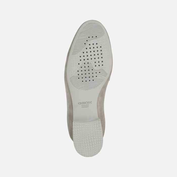 Mokasiny Geox New Marlina Damske Taupe | 92037-TNVY