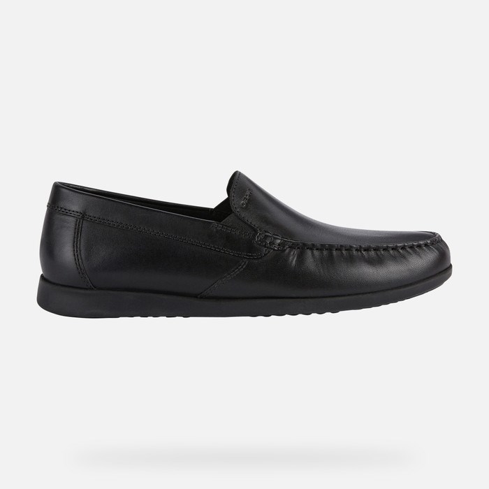 Mokasiny Geox Sile 2 Fit Panske Čierne | 78153-STNW