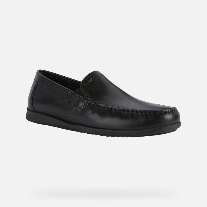 Mokasiny Geox Sile 2 Fit Panske Čierne | 78153-STNW