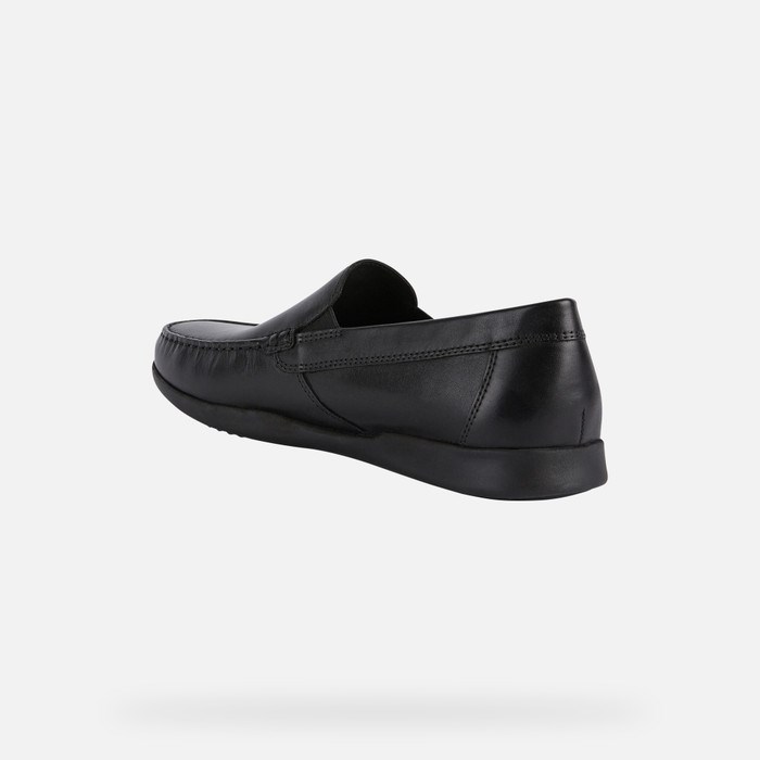 Mokasiny Geox Sile 2 Fit Panske Čierne | 78153-STNW