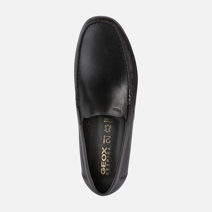 Mokasiny Geox Sile 2 Fit Panske Čierne | 78153-STNW