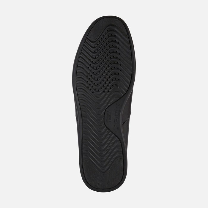 Mokasiny Geox Sile 2 Fit Panske Čierne | 78153-STNW