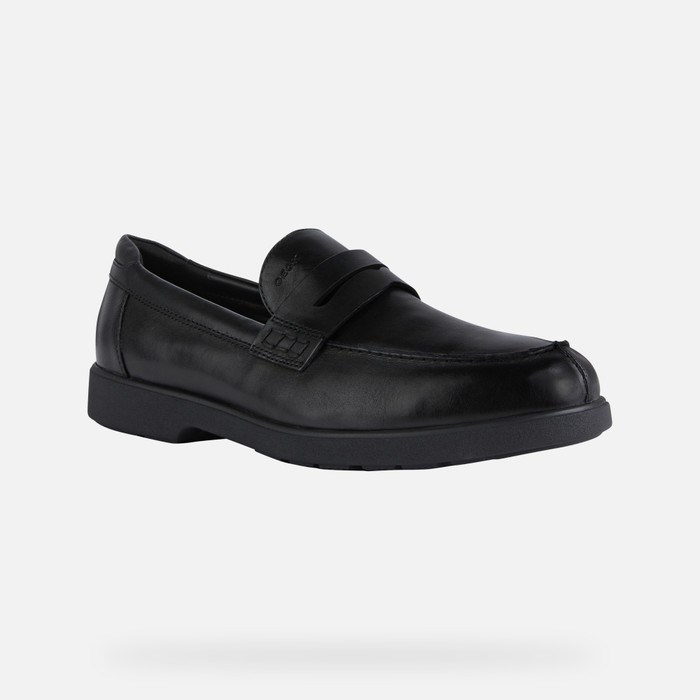 Mokasiny Geox Spherica Ec11 Panske Čierne | 78014-VDLF
