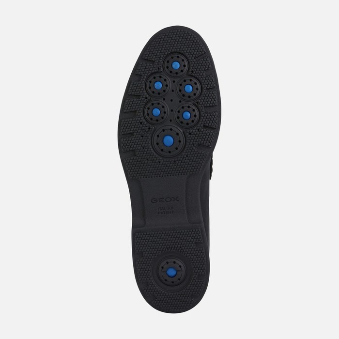 Mokasiny Geox Spherica Ec11 Panske Čierne | 78014-VDLF